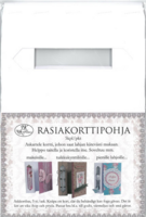 JK Primeco: Rasiakorttipohja/tuikkukorttipohja valkoinen