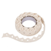 DP Craft Adhensive Cotton Lace: Ecru