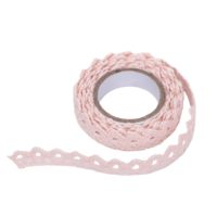 DP Craft AdhesiveCotton Lace:  Pink