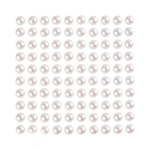 DP Craft Adhesive Pearls : Ivory 8mm