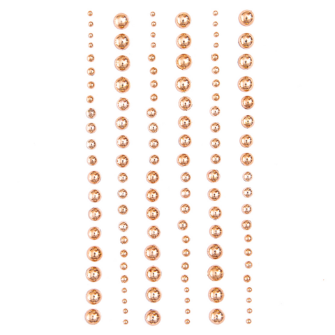 DP Craft Adhesive Pearls : Mixed Copper