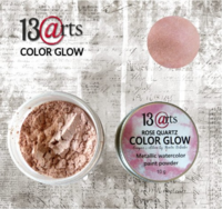 13arts Color Glow Metallic Watercolor : Rose Quartz 10g - jauhevesiväri