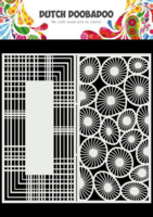 Dutch Doobadoo: Slimline Circles  21x21 cm -sabluuna