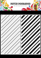 Dutch Doobadoo: Slimline Stripes  21x21 cm -sabluuna