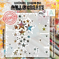 Aall & Create STENCIL Lotza Starz  #126 - sabluuna