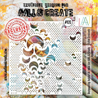 Aall & Create STENCIL Lotza Crescentz  #123 - sabluuna