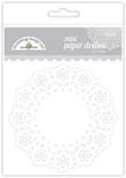 Doodlebug Design Mini Doilies : Lily White