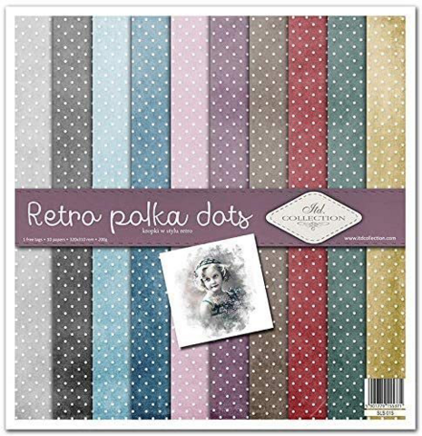 ITD Collection: Retro Polka Dots 12x12- paperikokoelma
