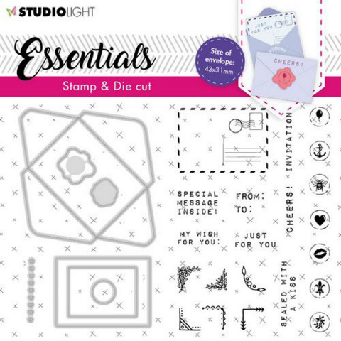 Studio Light Essentials Stamps & Dies  #55  - setti