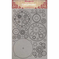 Stamperia Greyboard: Arctic Antarctic A4 chipboard koristeet