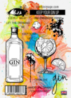 Visible Image: Keep Your Gin Up  A6 -leimasinsetti