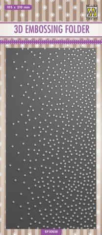 Nellie's Choice: Slimline Snow 3D - kohokuviointikansio
