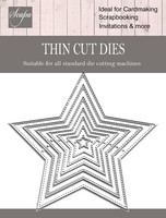 Scapa Thin Cut Dies: Stitched Stars - stanssisetti