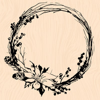 Les Ateliers De Karine: Woodland Wreath - leimasin