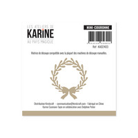 Les Ateliers De Karine: Mini-Couronne (Mini Wreath) - stanssi