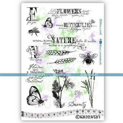 Katzelkraft: Nature & Flowers A5 - unmounted leimasinsetti