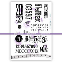 Katzelkraft: Numbers  A6 - unmounted leimasinsetti