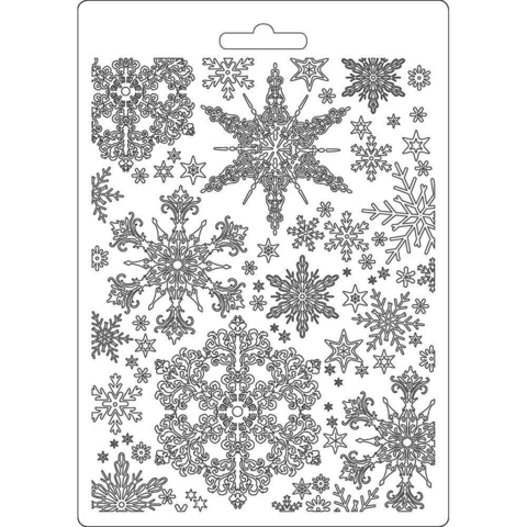 Stamperia Soft Mould A5: Snowflakes