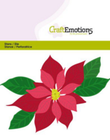 Craft Emotions : Poinsettia  - stanssisetti