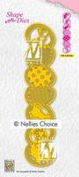 NC Shape Dies: Easter Egg Border- stanssisetti