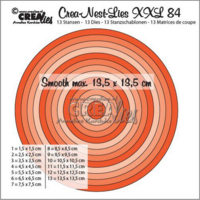 Crealies : Crea-Nest-Lies - Circles (half cm)- stanssisetti