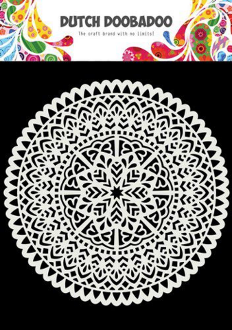 Dutch Doobadoo: Mandala Round #2 15x15 cm -sabluuna