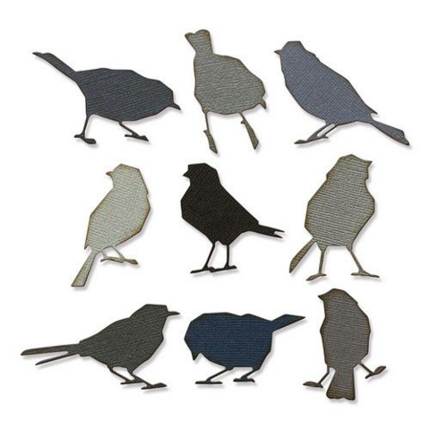 Sizzix Thinlits: Silhouette Birds  -stanssisetti