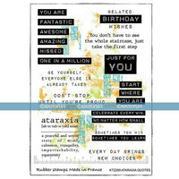 Katzelkraft: Ataraxia Quotes A5 - unmounted leimasinsetti