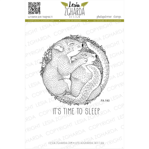 Lesia Zgharda Design: Cuddling Baby Squirrels - leimasinsetti