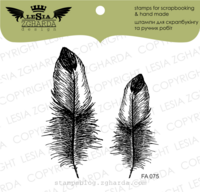 Lesia Zgharda Design: Feathers - leimasinsetti