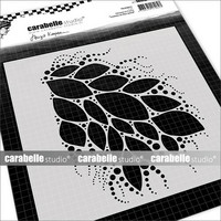 Carabelle Studio: Leaves in the wind by Birgit Koopsen 6x6 - maskisabluuna