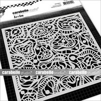 Carabelle Studio: Vitrail en volutes by Azoline 6x6 - maskisabluuna