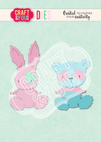 Craft & You: Teddy Bear & Rabbit -stanssisetti