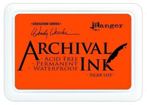 Archival Ink: Tiger Lily - mustetyyny