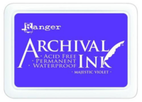 Archival Ink: Majestic Violet - mustetyyny