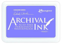 Archival Ink: Violet - mustetyyny