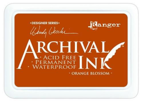 Archival Ink: Orange Blossom - mustetyyny