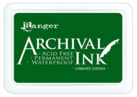 Archival Ink: Library Green - mustetyyny