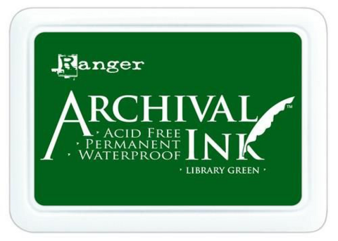 Archival Ink: Library Green - mustetyyny