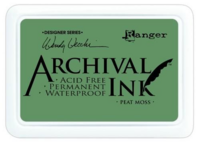 Archival Ink: Peat Moss  - mustetyyny