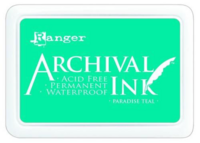Archival Ink: Paradise Teal  - mustetyyny