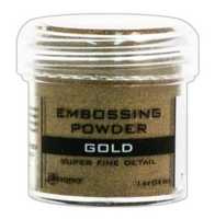Ranger Embossing Powder: Gold Superfine Detail 34ml