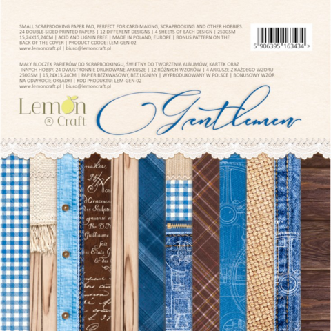 Lemoncraft: Gentlemen 6x6 -paperilehtiö