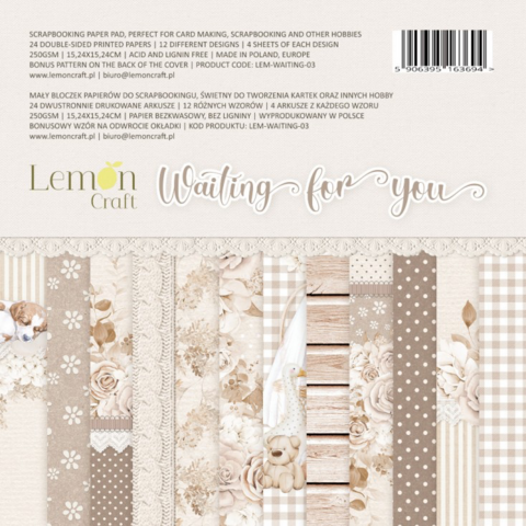 Lemoncraft: Waiting for you 6x6 -paperilehtiö