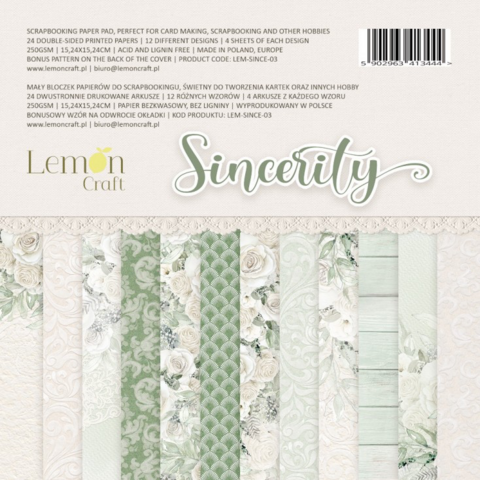 Lemoncraft: Sincerity 6x6 -paperilehtiö