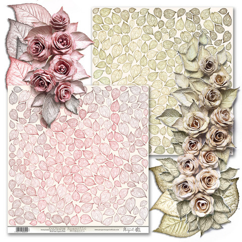 Paper Design Margaret: Summer Time/ Romantic Moments Roses & Leaves