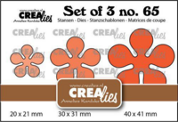 Set of 3 Dies: Flowers 27 -stanssisetti
