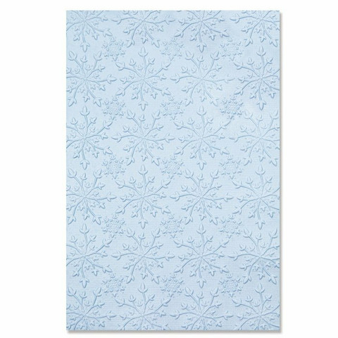 Sizzix 3D Texture Fades: Snowflakes #2  -kohokuviointikansio