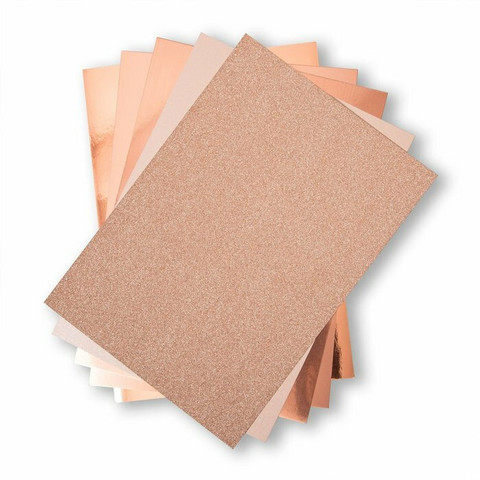 Sizzix Surfacez Opulent Cardstock A4 : Rose
