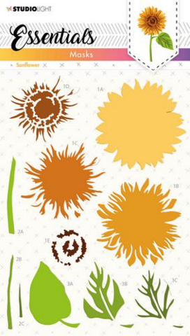 Studio Light Essentials: Floral Layers - Sunflower #126 A5 -sabluuna
